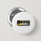 Greater Manchester Metrolink graffiti bomsticker Ronde Button 5,7 Cm (Voorkant /achterkant)