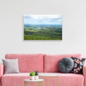 Greater Manchester vanaf Blackstone Edge Canvas Afdruk (Insitu (Woonkamer))