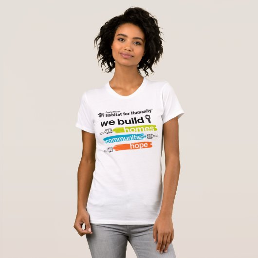 Greater Nashua Habitat Slim Fit Build T shirt (Voorkant volledig)