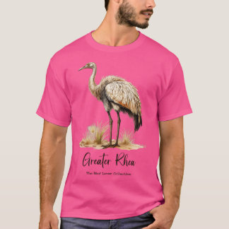 Greater Rhea De Vogelliefhebber Collectie TShirt