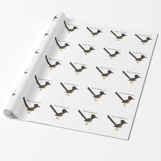 Greater Roadrunner Cadeaupapier (Uitgerold)