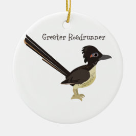Greater Roadrunner Keramisch Ornament