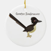 Greater Roadrunner Keramisch Ornament (Achterkant)