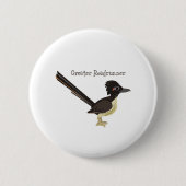 Greater Roadrunner Ronde Button 5,7 Cm (Voorkant)