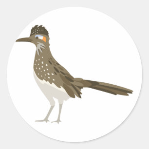 Greater Roadrunner Ronde Sticker