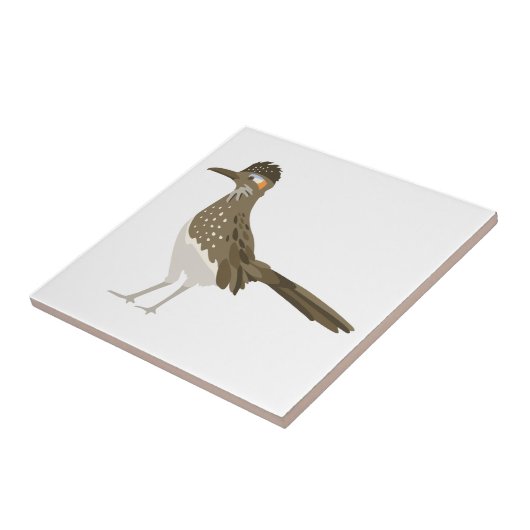 Greater Roadrunner Tegeltje (Zijkant)