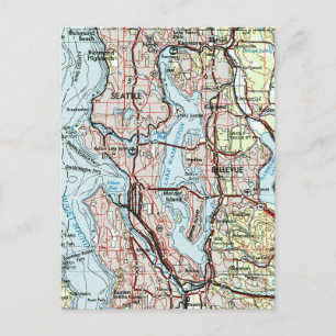 Greater Seattle Area  kaart reizen