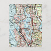 Greater Seattle Area  kaart reizen (Voorkant)