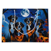 Greater Swiss Halloween Spooky Groot Cadeauzakje (Voorkant)
