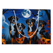 Greater Swiss Halloween Spooky Groot Cadeauzakje (Achterkant)