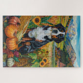 Greater Swiss Mountain Autumn Harvest Thanksgiving Legpuzzel (Horizontaal)