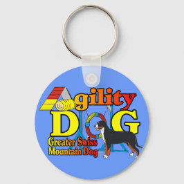 Greater Swiss Mountain Dog Agility Sleutelhanger