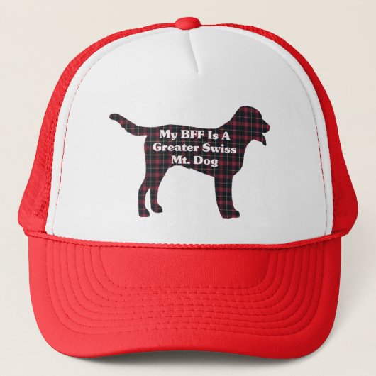 Greater Swiss MOUNTAIN DOG BFF Trucker Pet (Voorkant)