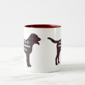 Greater Swiss MOUNTAIN DOG BFF Tweekleurige Koffiemok (Center)