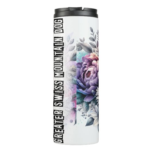 Greater Swiss Mountain Dog Bloom Thermosbeker (Achterkant)