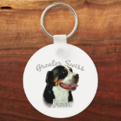 Greater Swiss Mountain Dog Ma 2 Sleutelhanger (Voorkant)