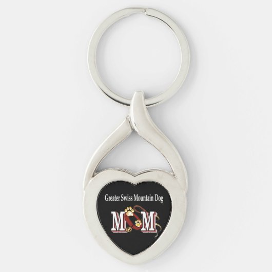 Greater Swiss Mountain Dog Mam Gifts Sleutelhanger (Voorkant)