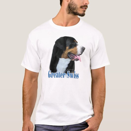 Greater Swiss Mountain Dog Name T-shirt (Voorkant)