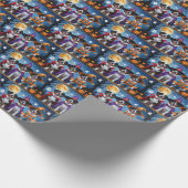 Greater Swiss Mountain Dog Pumpkin Halloween Grapp Cadeaupapier (Hoek)