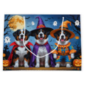 Greater Swiss Mountain Dog Pumpkin Halloween Grapp Groot Cadeauzakje (Voorkant)