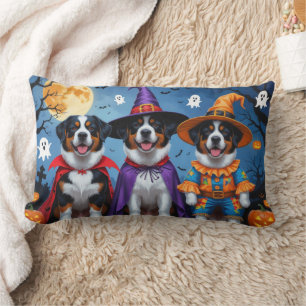 Greater Swiss Mountain Dog Pumpkin Halloween Grapp Kussen