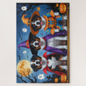 Greater Swiss Mountain Dog Pumpkin Halloween Grapp Legpuzzel (Verticaal)