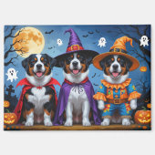 Greater Swiss Mountain Dog Pumpkin Halloween Grapp Magneet (Voorkant)