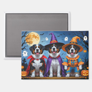 Greater Swiss Mountain Dog Pumpkin Halloween Grapp Magneet