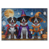 Greater Swiss Mountain Dog Pumpkin Halloween Grapp Snijplank (Voorkant)