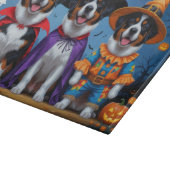 Greater Swiss Mountain Dog Pumpkin Halloween Grapp Snijplank (Hoek)