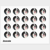 Greater Swiss Mountain Dog Puppy Ronde Sticker (Vel)