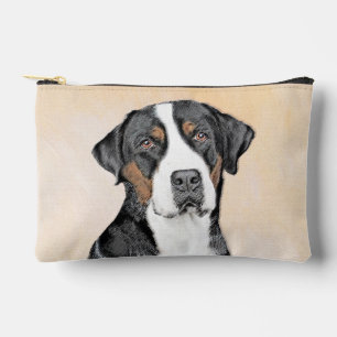 Greater Swiss Mountain Dog Schilderen Originele Ku Etui