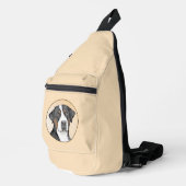 Greater Swiss Mountain Dog Schilderen Originele Ku Sling Bag (Rechterhoek)