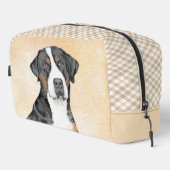 Greater Swiss Mountain Dog Schilderen Originele Ku Toilettasje (Rechterhoek)