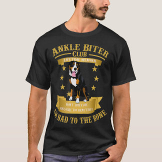 Greater Swiss Mountain Dog Swissie Im Bad naar de T-shirt