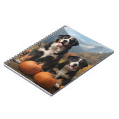 Greater Swiss Mountain Pup herfst Delight pompoen Notitieboek (Linkerzijde)