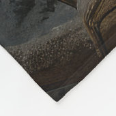 Greater Swiss Mountain Snowy Sleigh Kerstmis Fleece Deken (Hoek)