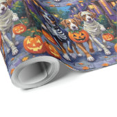 Greater Swiss Mountain Trick-or-Treating Halloween Cadeaupapier (Rol Hoek)
