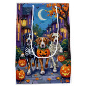 Greater Swiss Mountain Trick-or-Treating Halloween Medium Cadeauzakje (Achterkant)