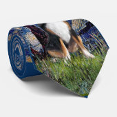 Greater Swiss MT Dog - Sterrennacht Stropdas (Opgerold)