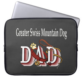 Greater Swiss Mtn Dog Dad Laptop Sleeve