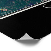 Greater Victoria British Columbia Satellite Poster (Hoek)