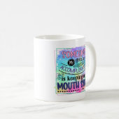 Greatest AcComplete Mouth Kort Quote Funny Humor Koffiemok (Voorkant rechts)