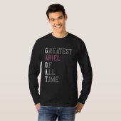Greatest Ariel of all time GOAT Ariel T-shirt (Voorkant volledig)