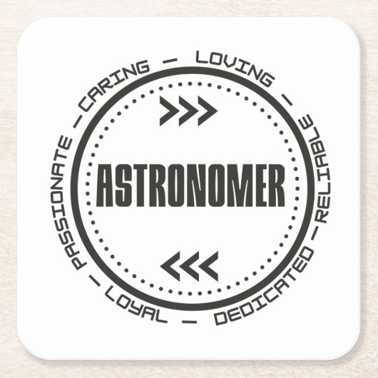 Greatest Astronomer Kartonnen Onderzetters (Voorkant)