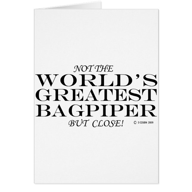 Greatest Bagpiper Close (Voorkant)