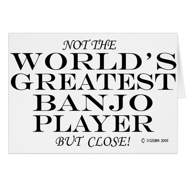 Greatest Banjo Player Close (Voorkant Horizontaal)