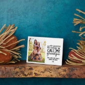 Greatest Blessings Call me Grandpa Photo Fotoplaat (Zijkant)