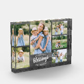 Greatest Blessings noemen me mam 6 Foto grijs hout (Links)