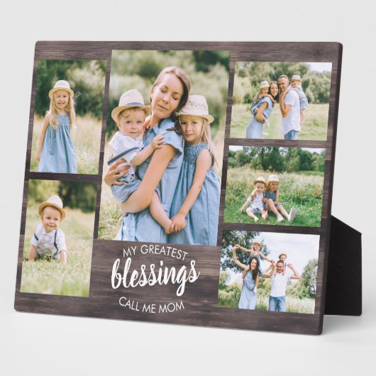 Greatest Blessings noemen me mam 6 Foto Rustige Wo Fotoplaat (Zijkant)